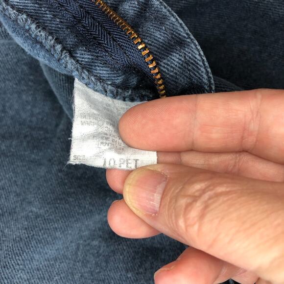 VTG LL bean Jeans Womens 10‎ Blue Double L Relaxed Fit High Rise Tapered Leg Y2K - Picture 7 of 10